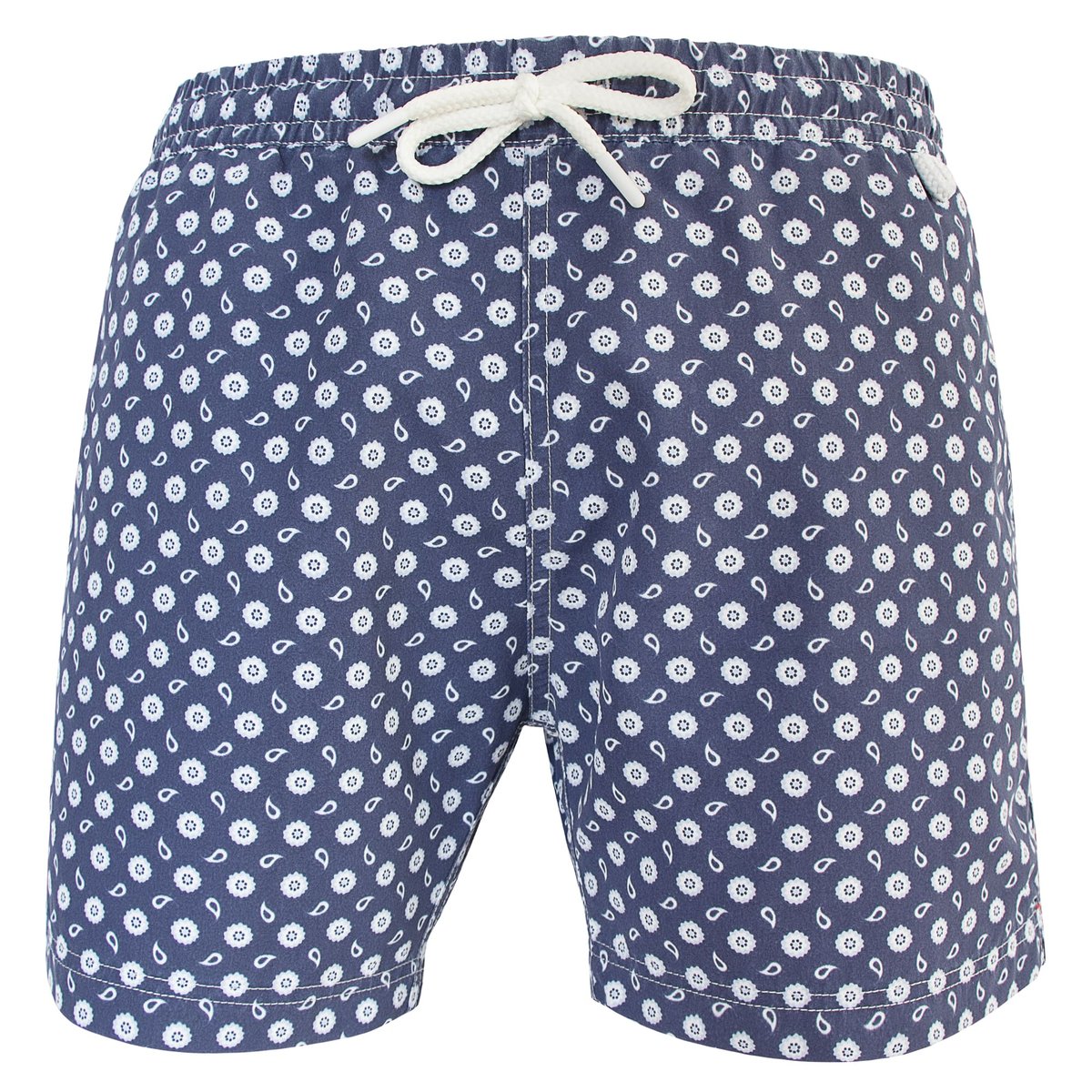 Short de bain MONTAUK 458 Paisley bleu, LES LOULOUS DE LA PLAGE