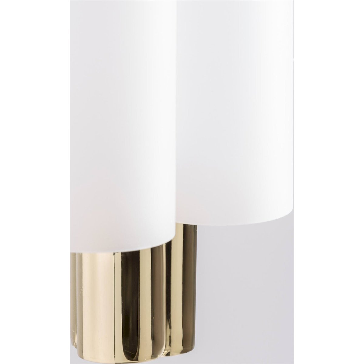 Lustre suspendu art déco en cristal blanc fumé cristal, RECOLLECTION