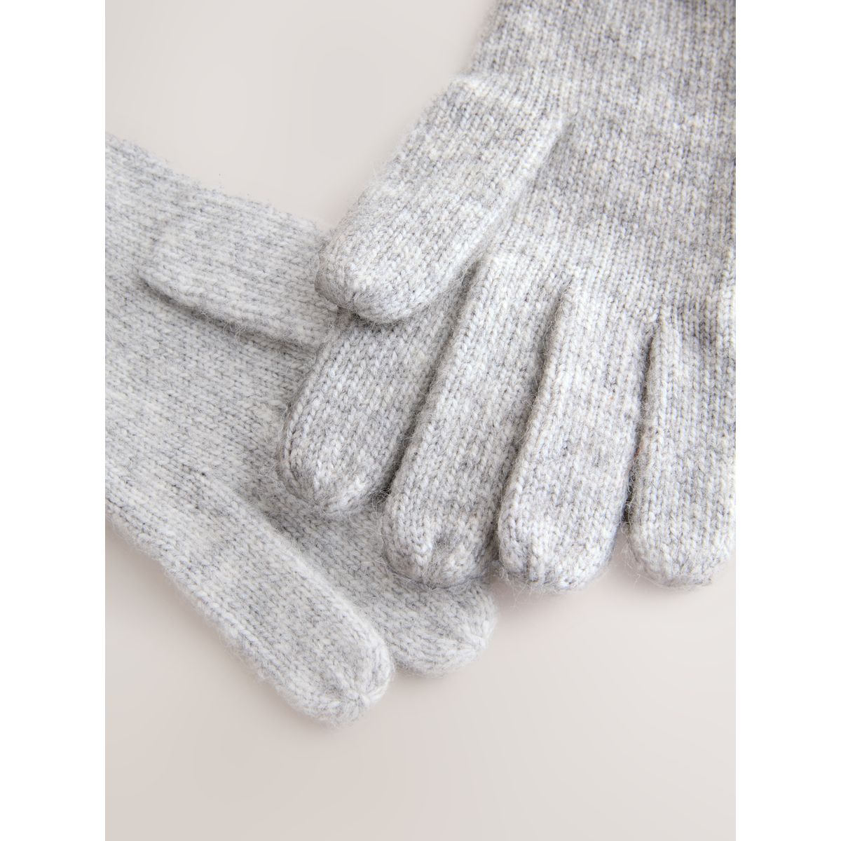Gants en tricot coeur gris, NEXT