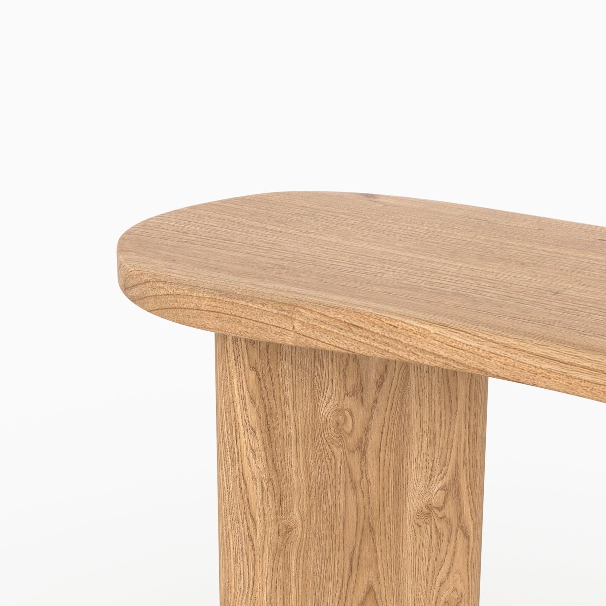 Console en bois massif de mindi - BRANDAN marron clair, MAISON PAVANE
