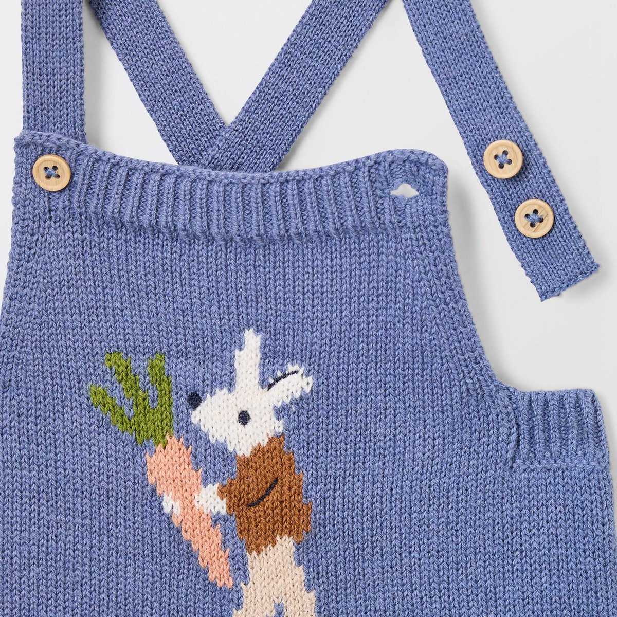 Salopette longue tricot orageux, BOUT'CHOU