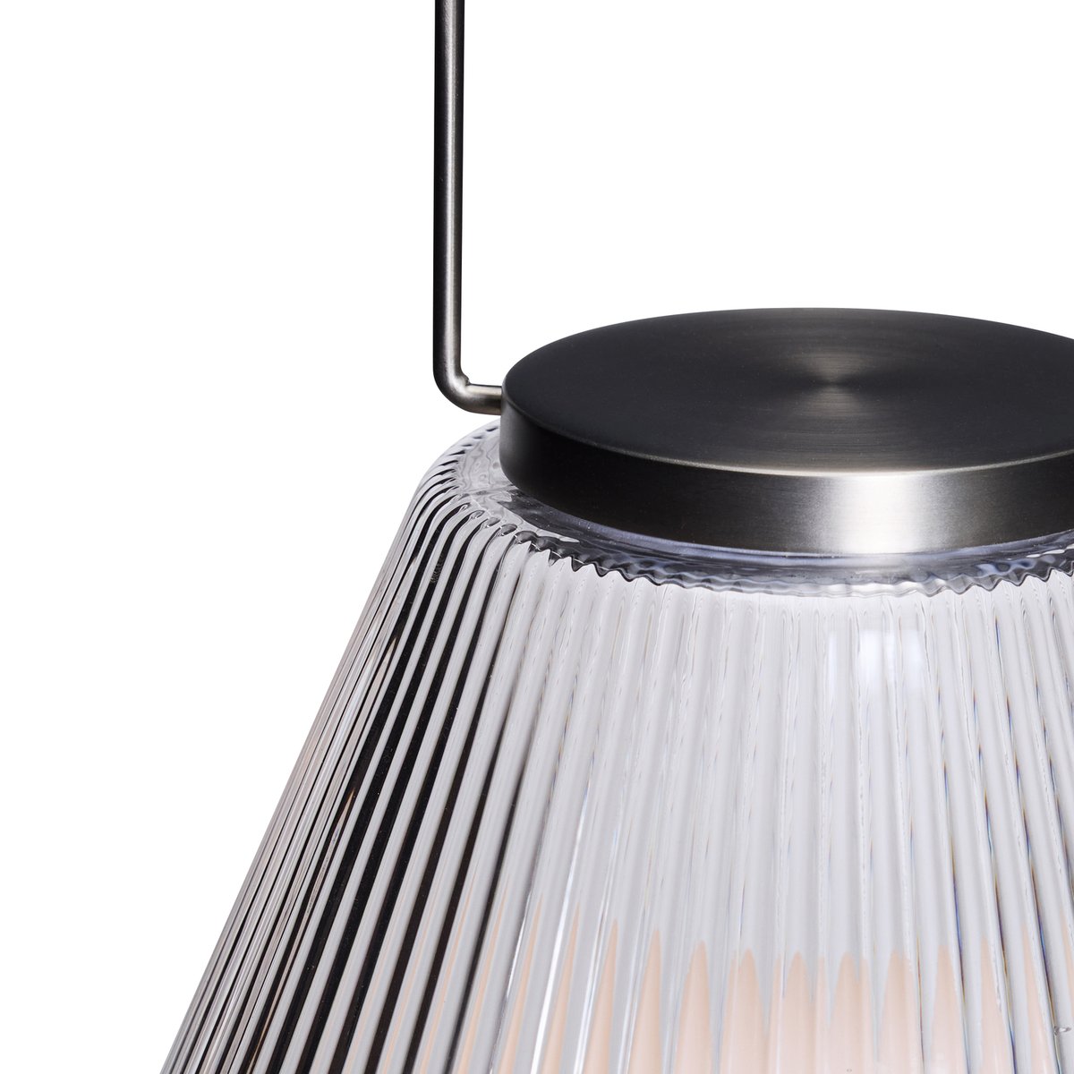 Lampe nomade Glass Iron TOU transparent, HUBSCH