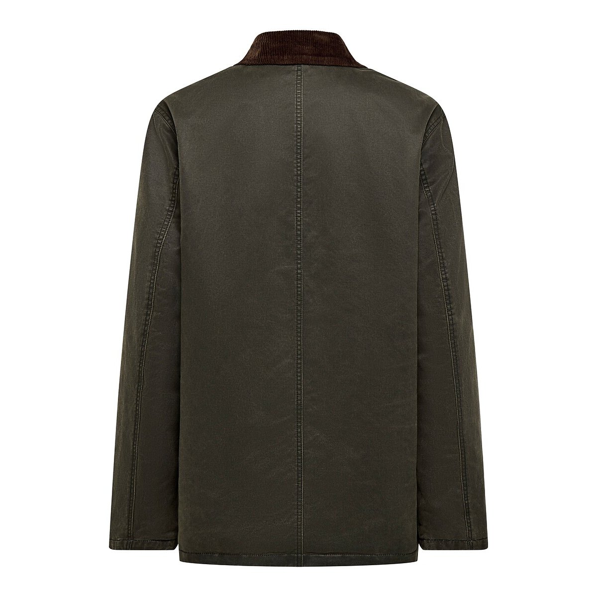 Parka col en velours vert foncé, ONLY