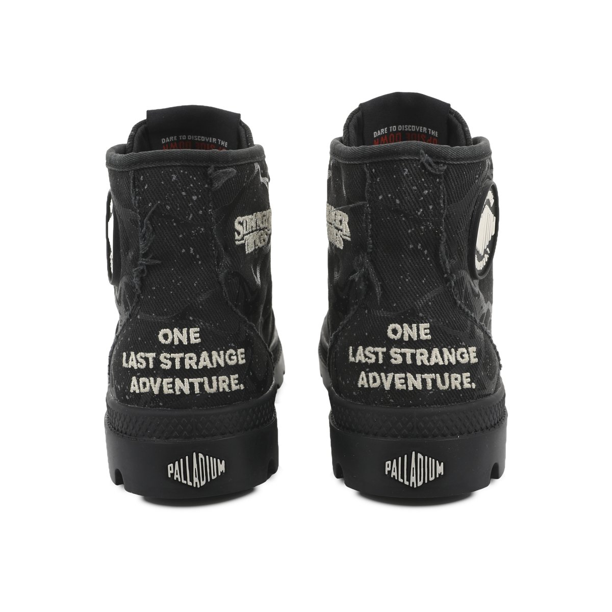 Baskets montantes en coton PAMPA HI TUNNELS noir-black, PALLADIUM