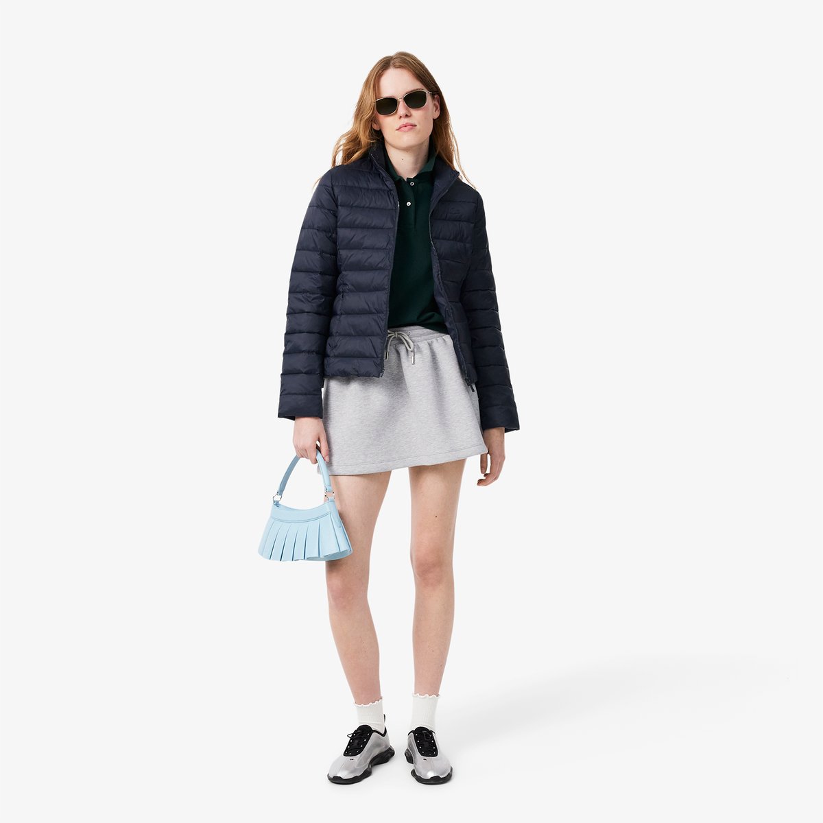 Doudoune matelassée déperlante bleu-mxq, LACOSTE