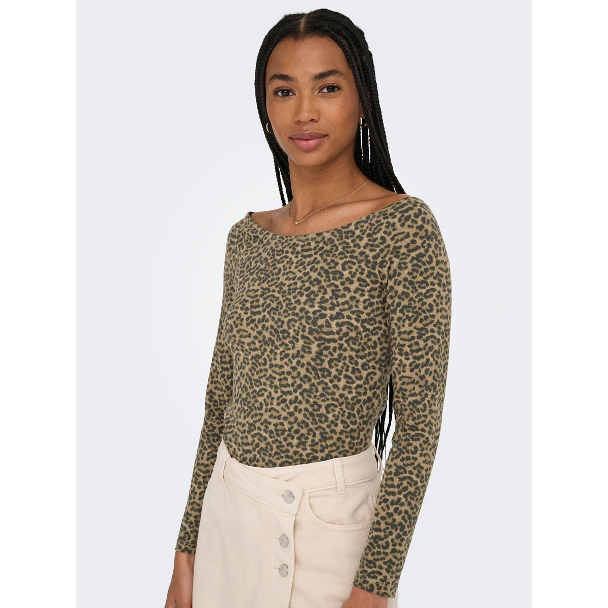 Top marron - trench coat, ONLY