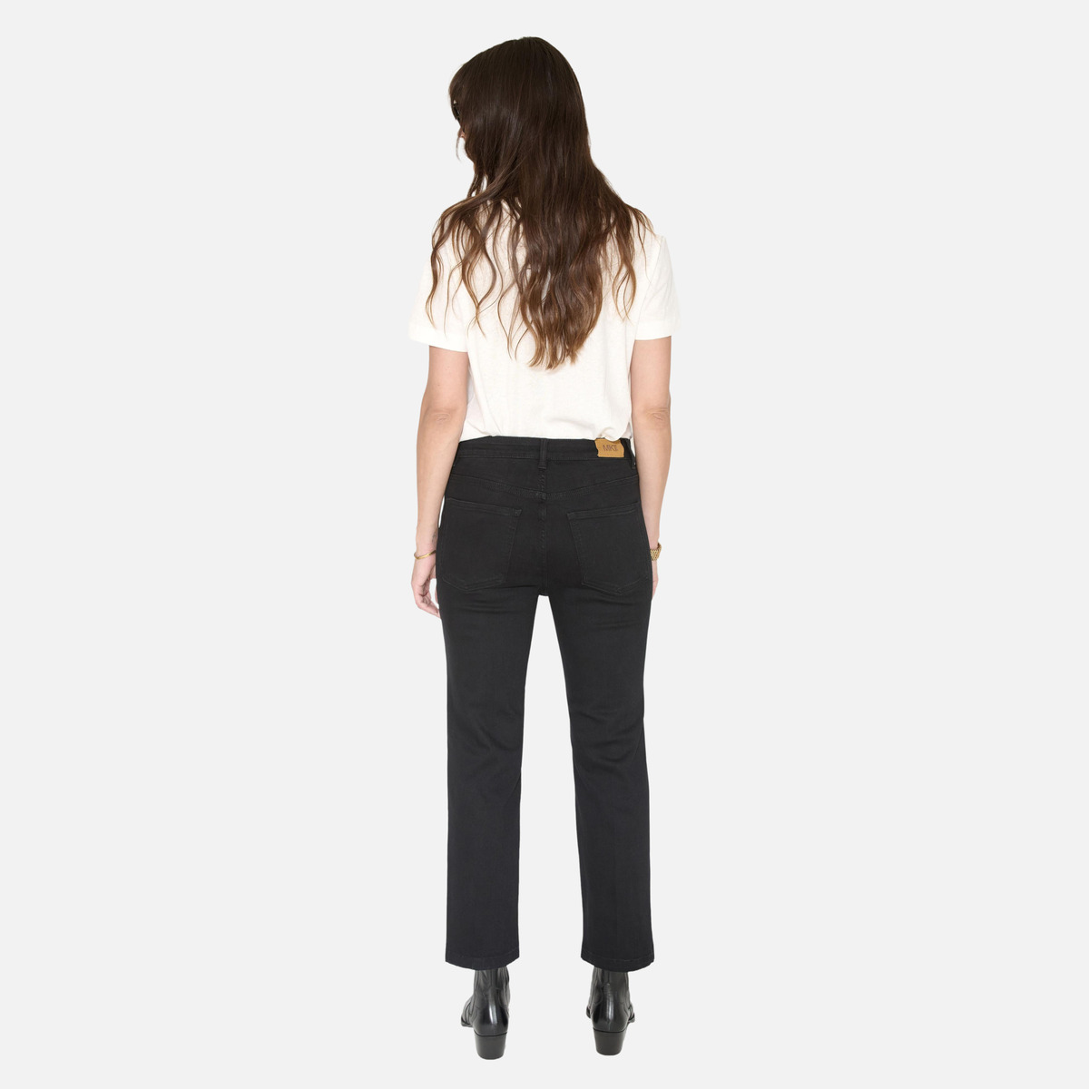 Jean THE LINDA POWER STRETCH black - rinse wash, MKT STUDIO