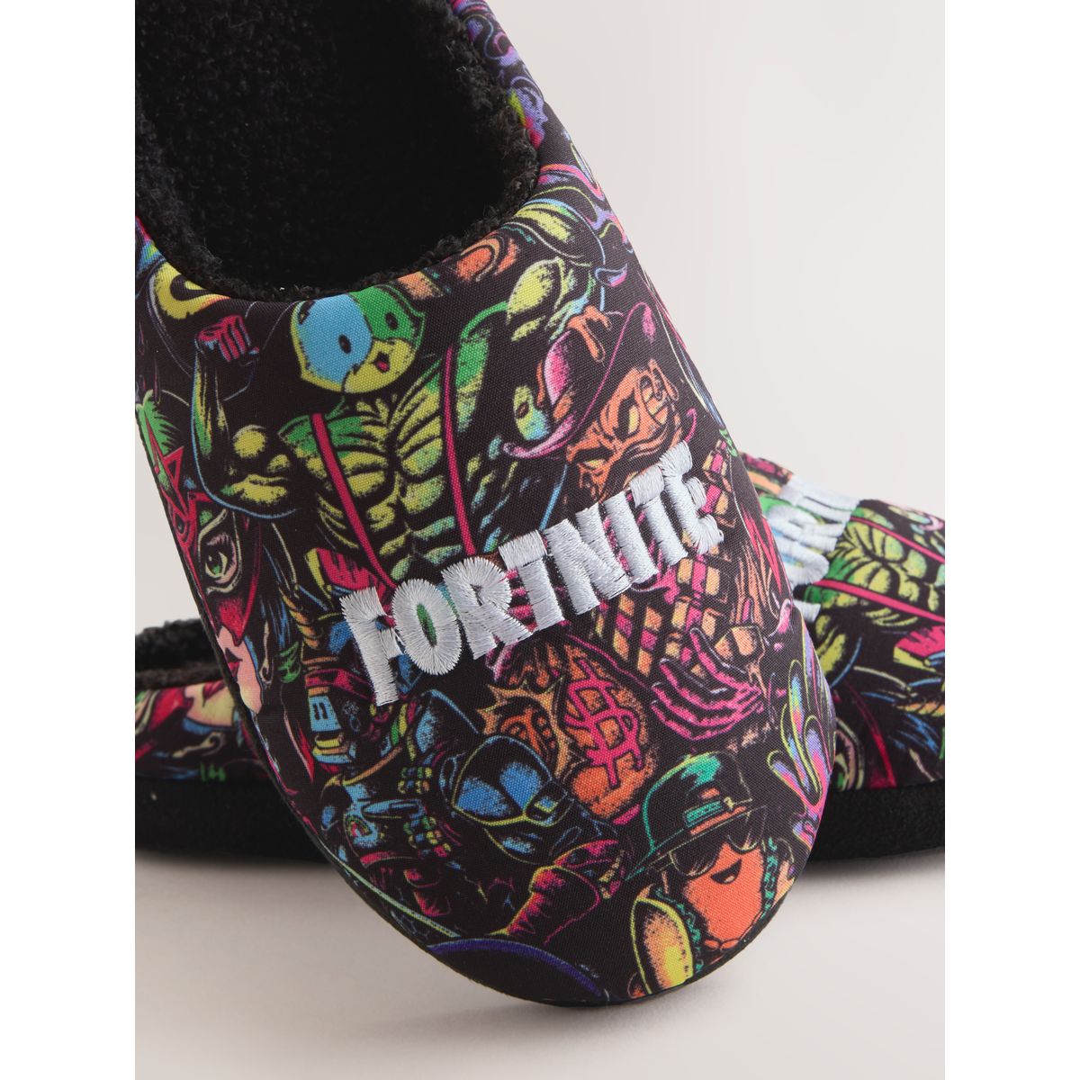 Mules chaussons fortnite noir, NEXT