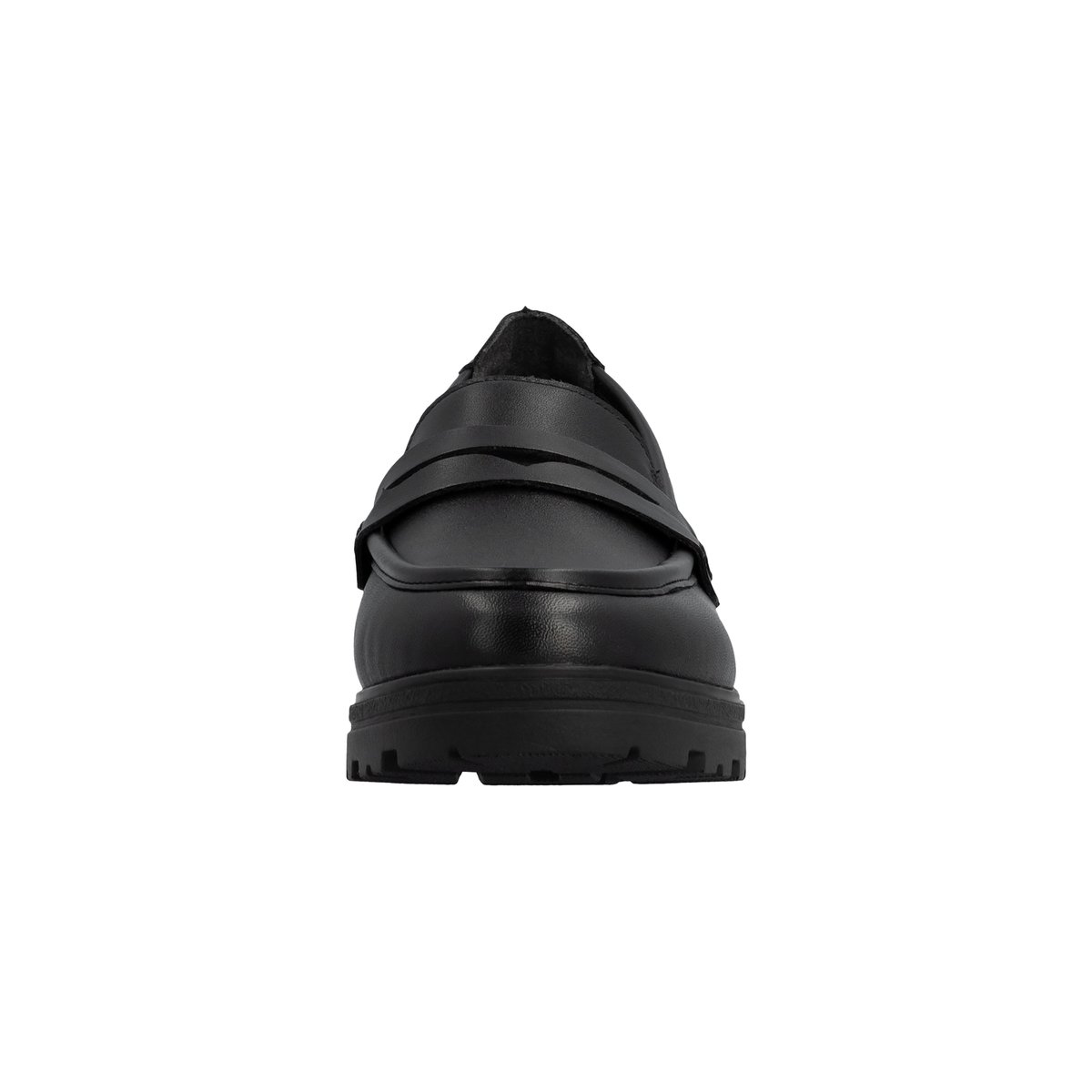 Mocassin Cuir Rgd noir, RIEKER