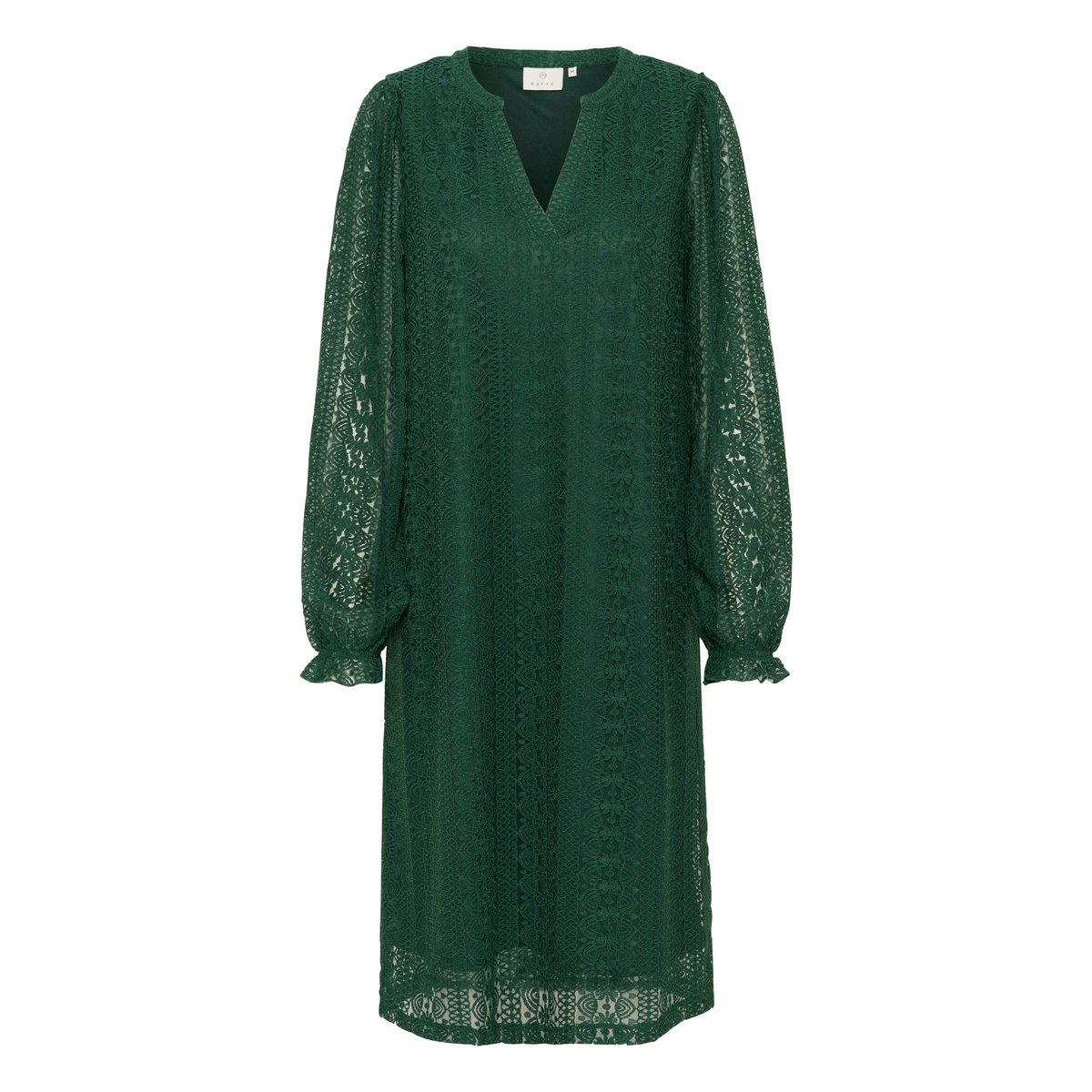 Jersey dress vert dark green, KAFFE