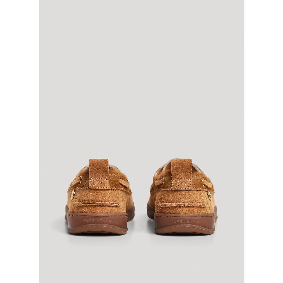 Mocasines de cuero, Ball Wild marrón, PEPE JEANS