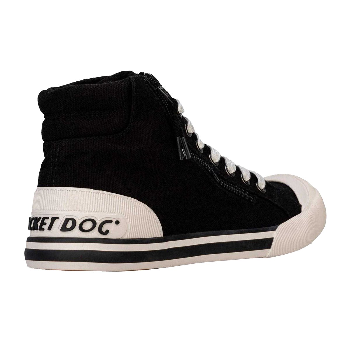 Tennis montantes en toile JAZZIN HI noir, ROCKET DOG