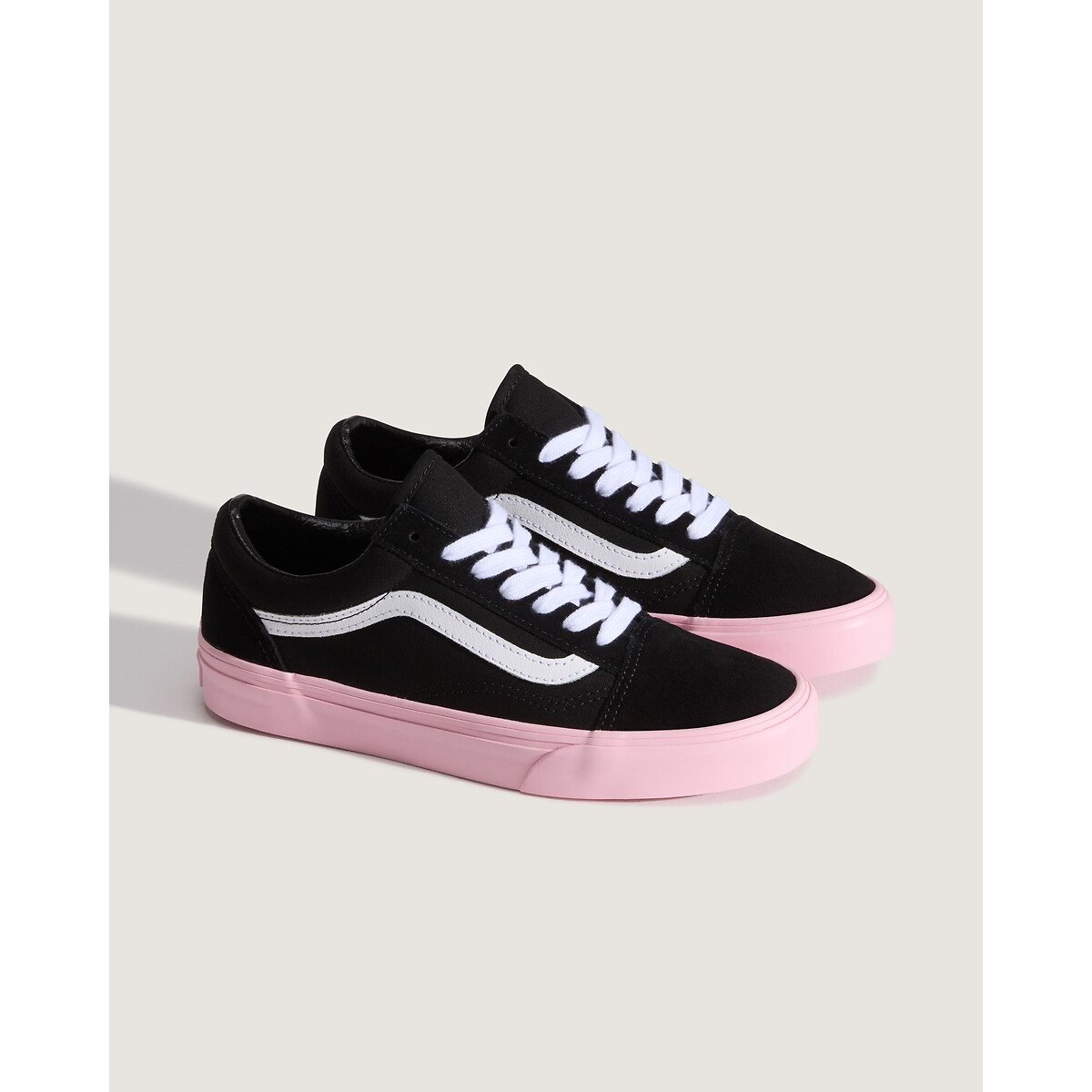 Baskets OLD SKOOL noir/rose, VANS