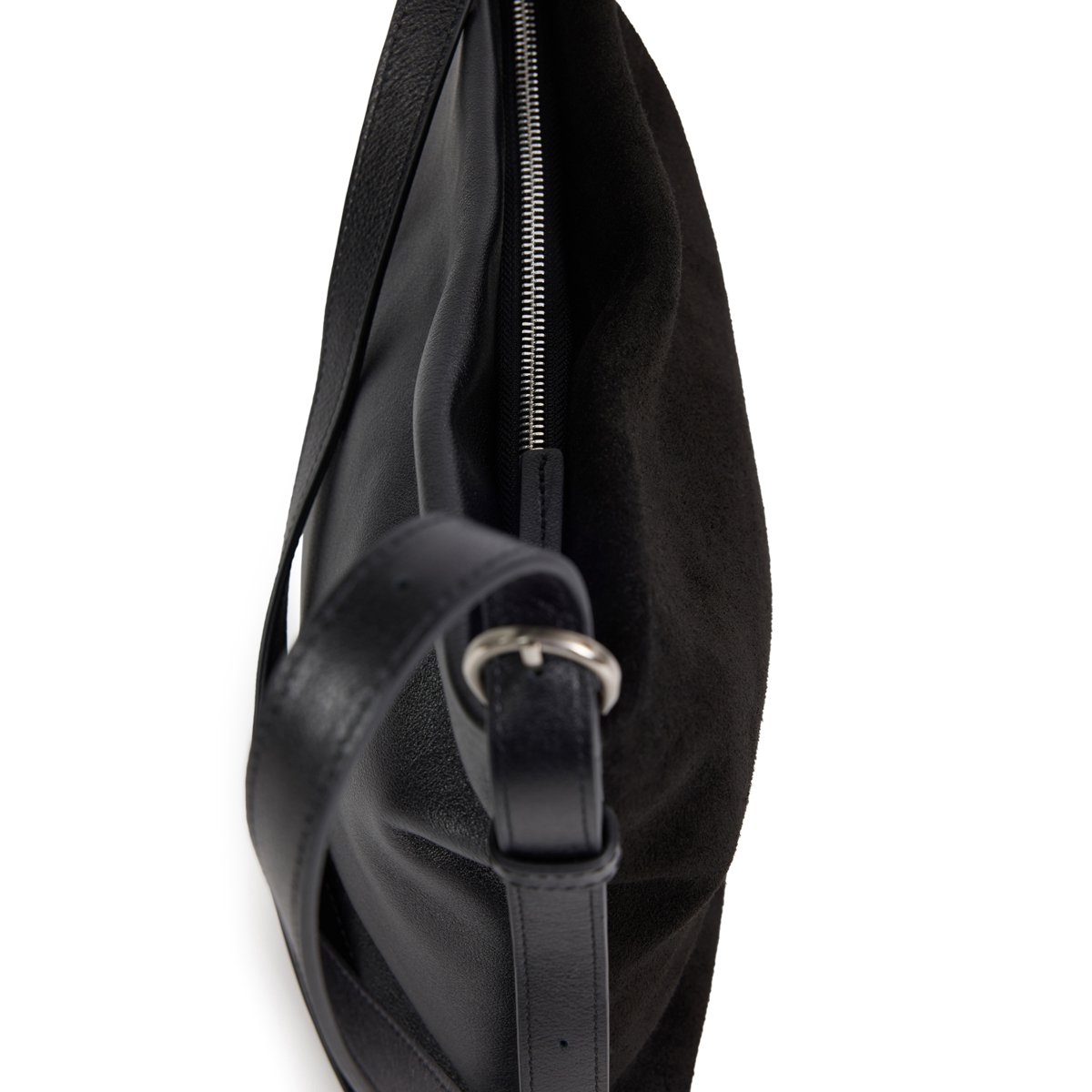 Sac à bandoulière en cuir MINI MOREEN noir, NAT & NIN