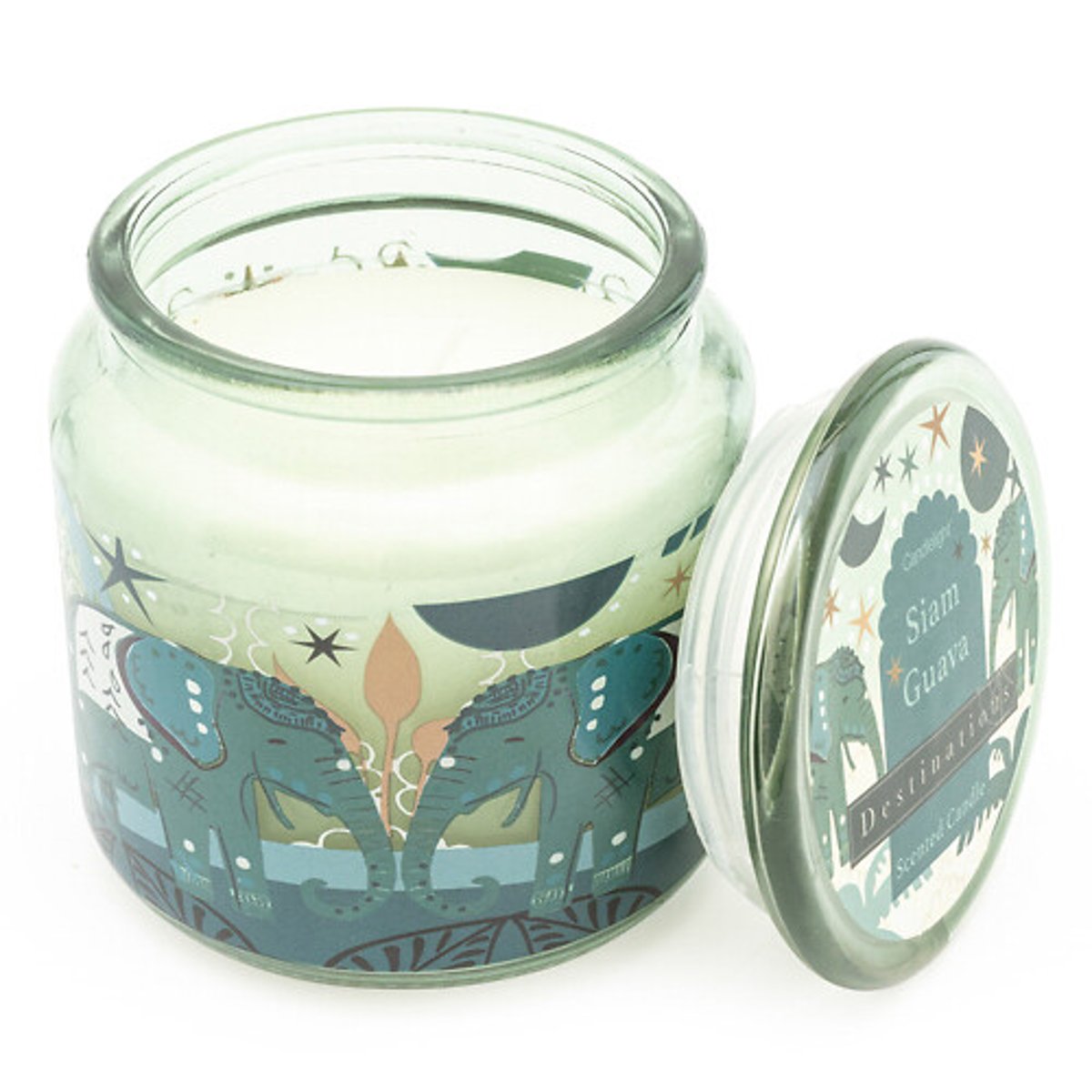 Siam Guava Jar Candle green, SO'HOME