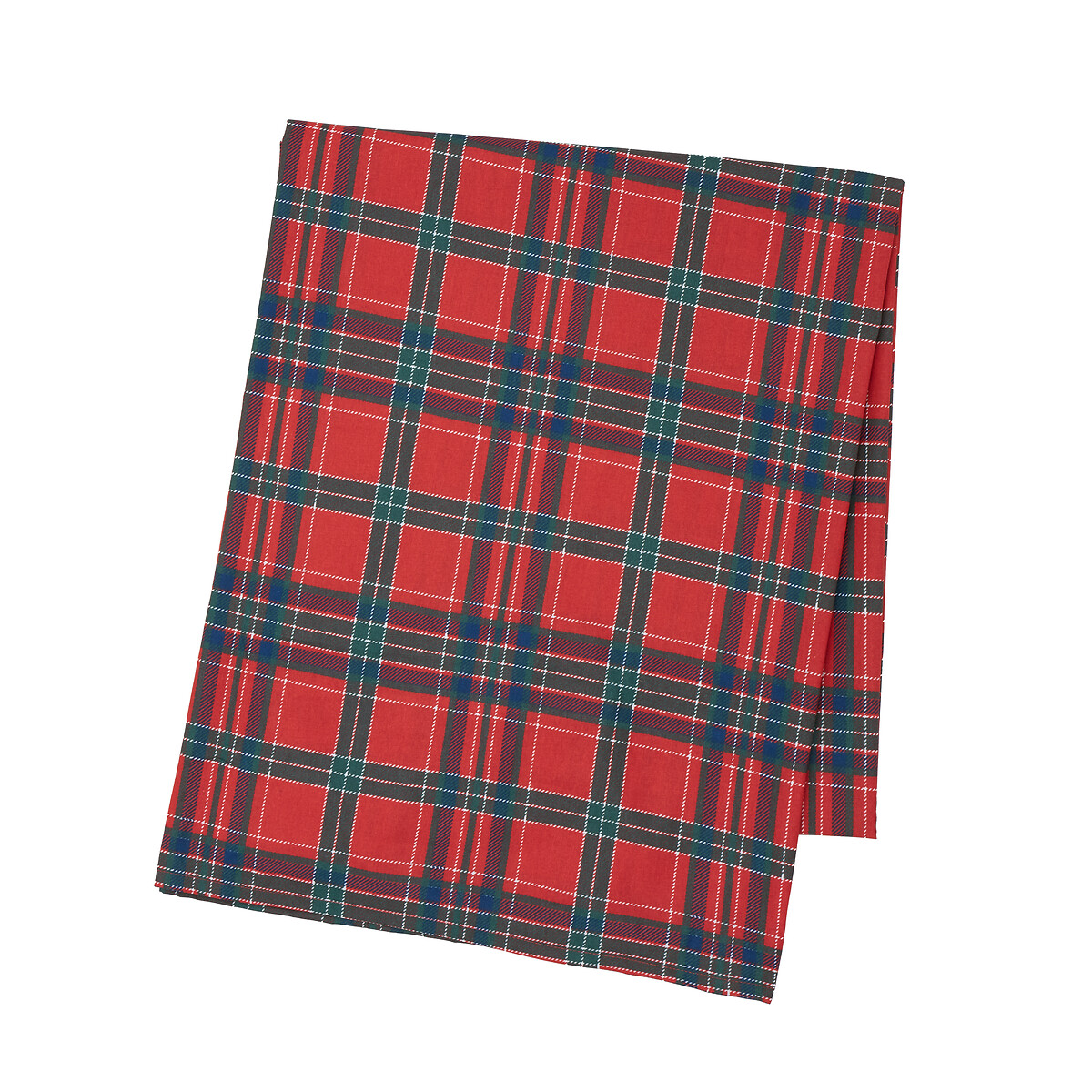 Tartan Check Christmas Cotton Table Cloth red/green, CATHERINE LANSFIELD