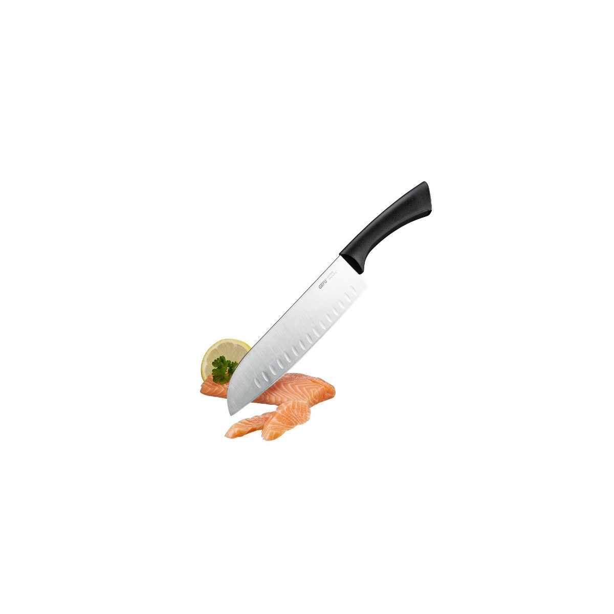Couteau Santoku alvéolé SENSO 13890 argent, GEFU
