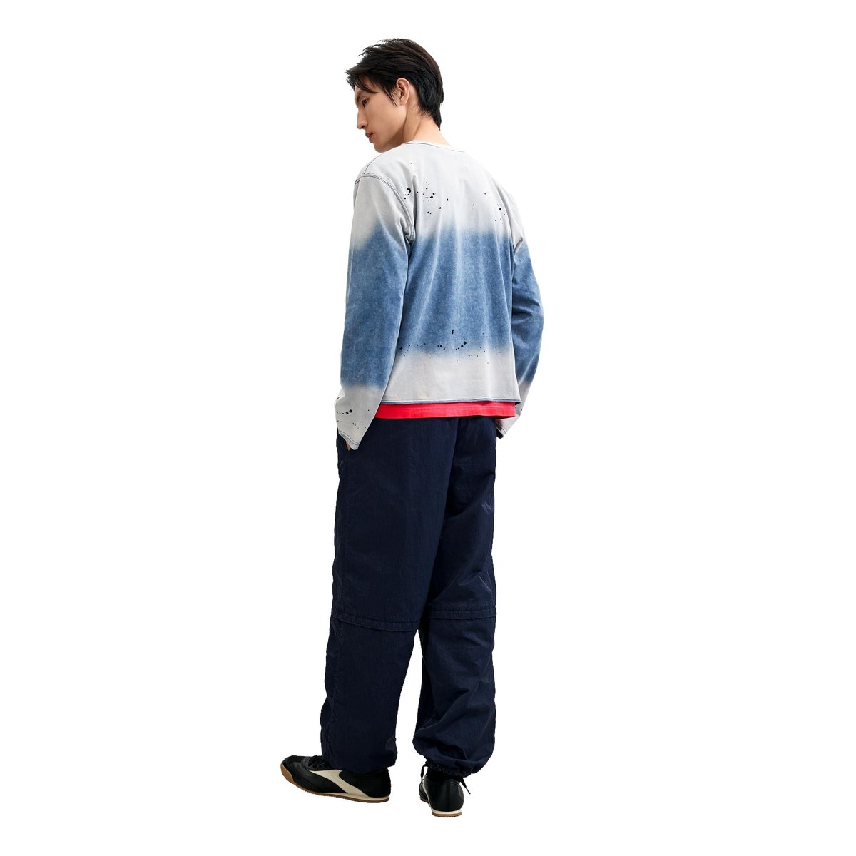 T-shirt imprimé logoo bleu, DESIGUAL