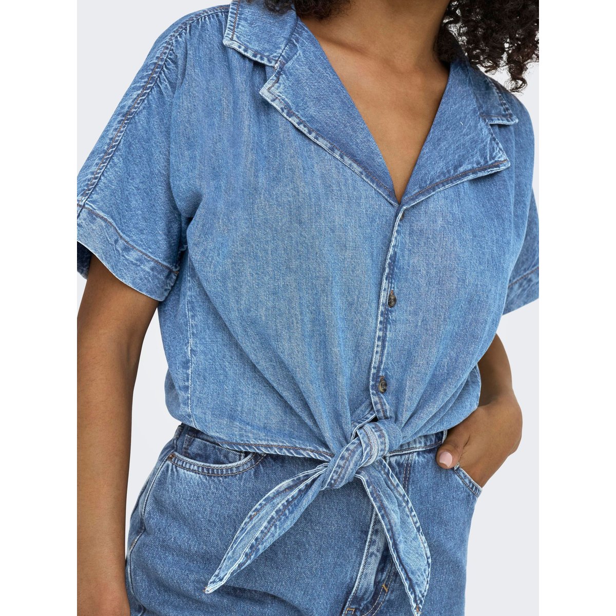 Chemise En Denim medium blue denim, ONLY