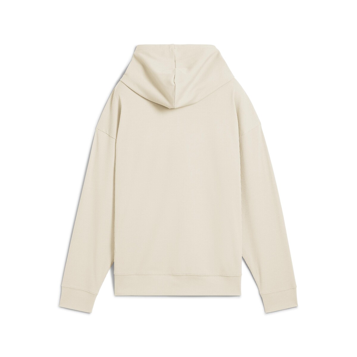 Sweat à capuche ESSENTIAL ELEVATED RIB ecru, PUMA