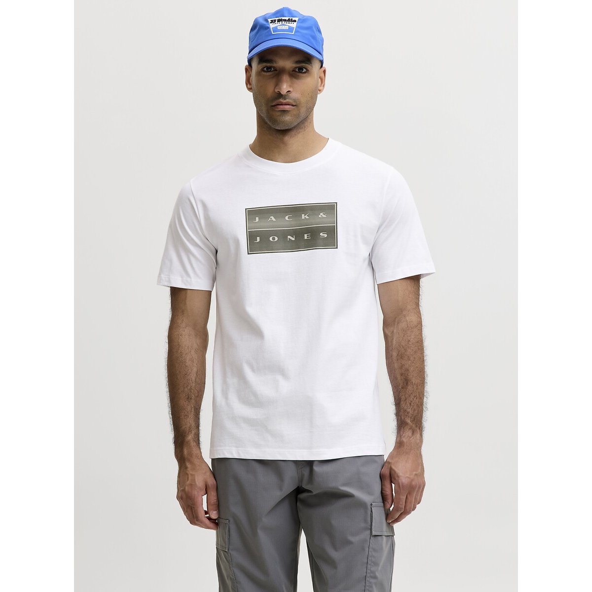 T-shirt de mangas curtas branco, JACK & JONES