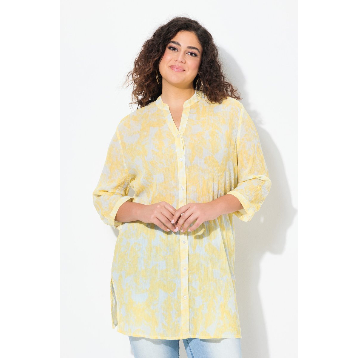 Chemisier long sorbet jaune, ULLA POPKEN