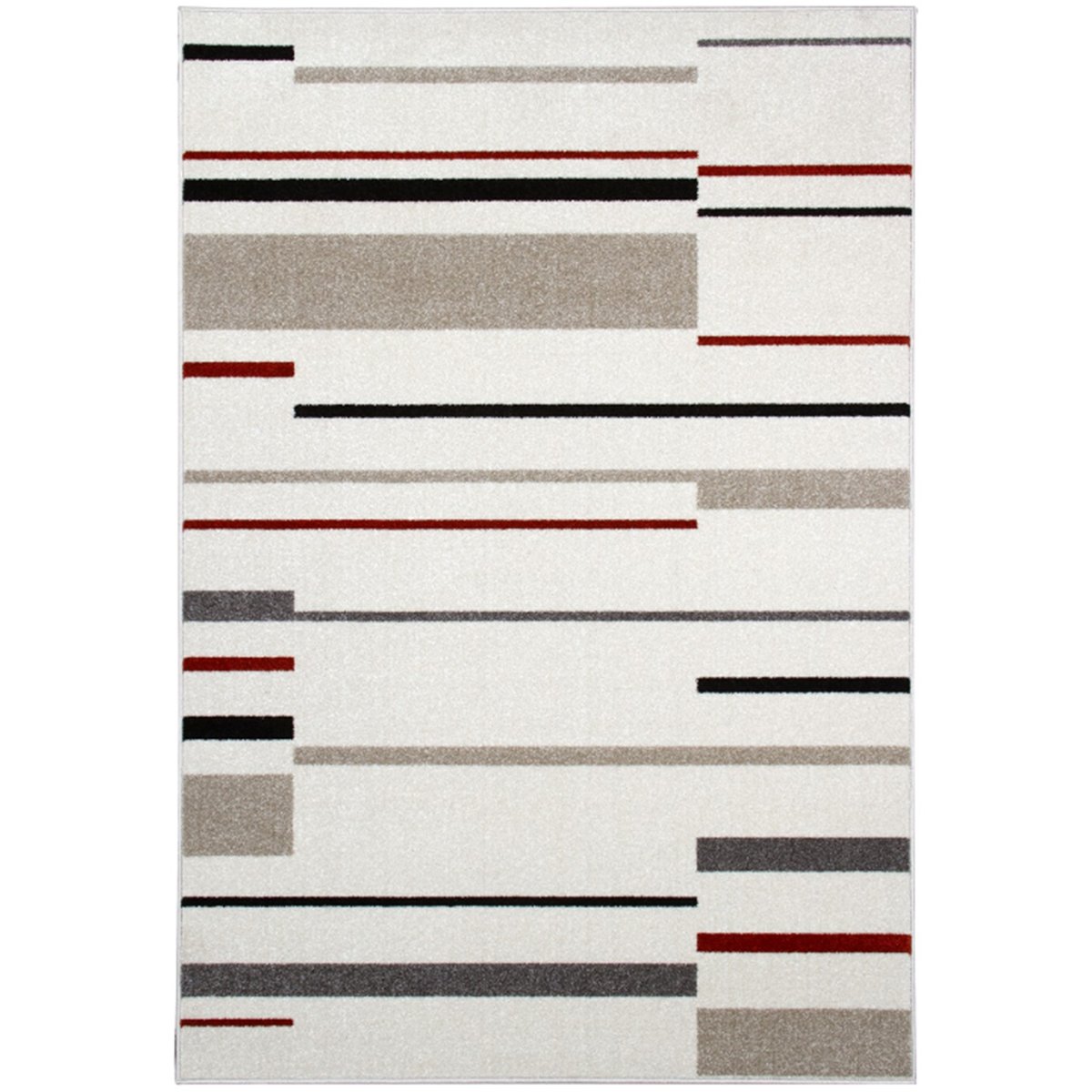 Tapis salon et chambre moderne SACA blanc, NOVATREND