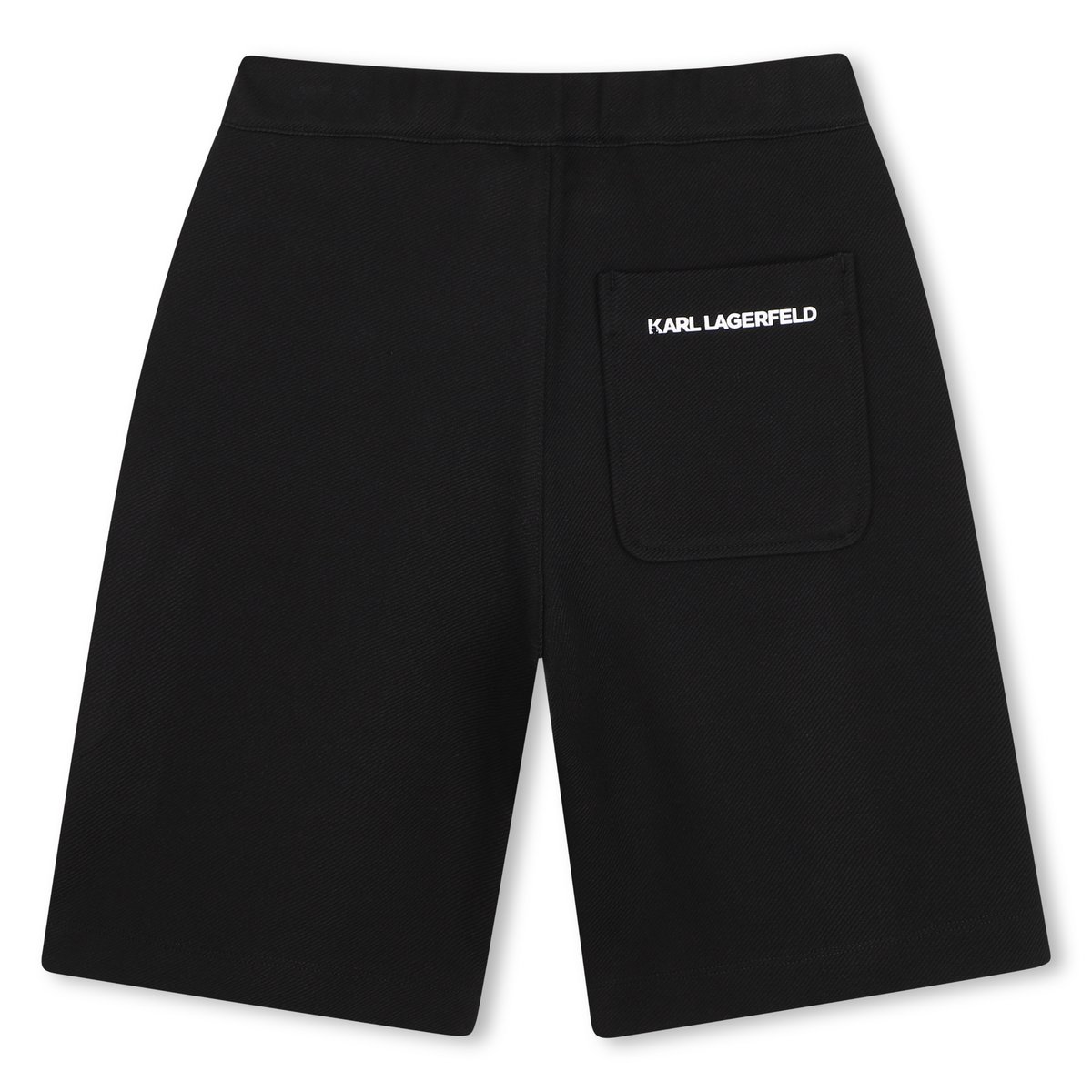 Bermuda en coton black, KARL LAGERFELD KIDS