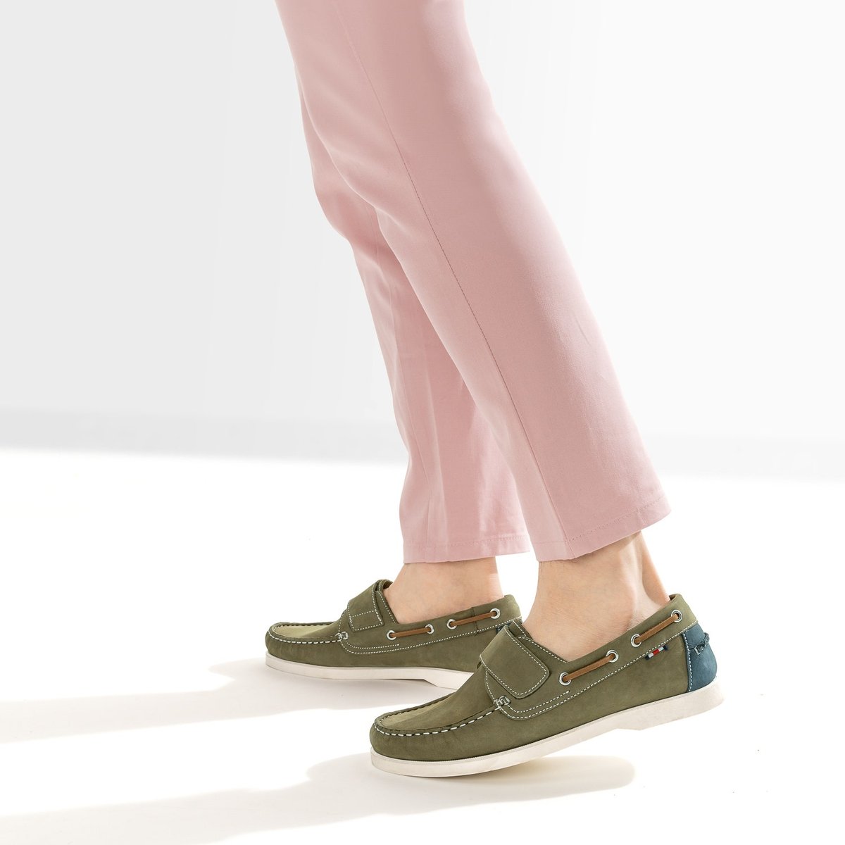 Mocassin en cuir TONIN kaki, ERAM