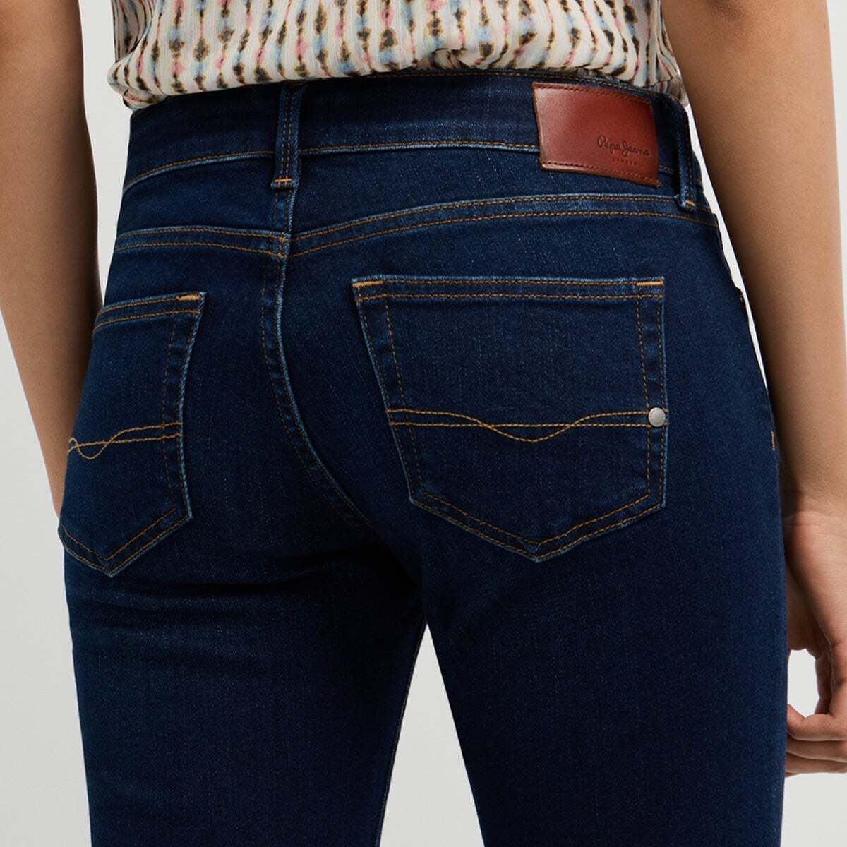 Piccadilly - Jean Coupe Bootcut, Taille Basse powerflex indigo foncé délavé, PEPE JEANS