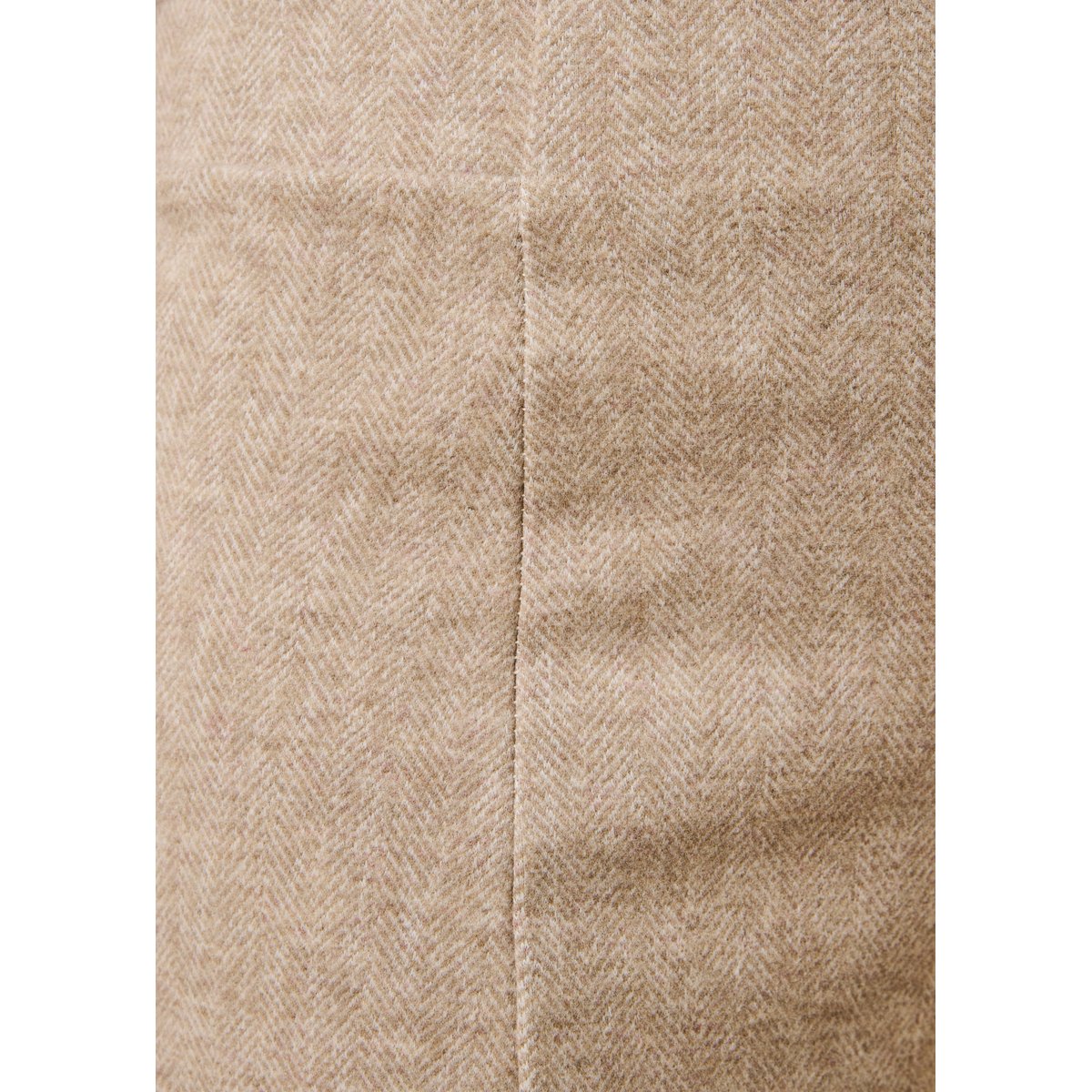 Pantalon cropped en milano taille élastiquée ecru, LA FEE MARABOUTEE