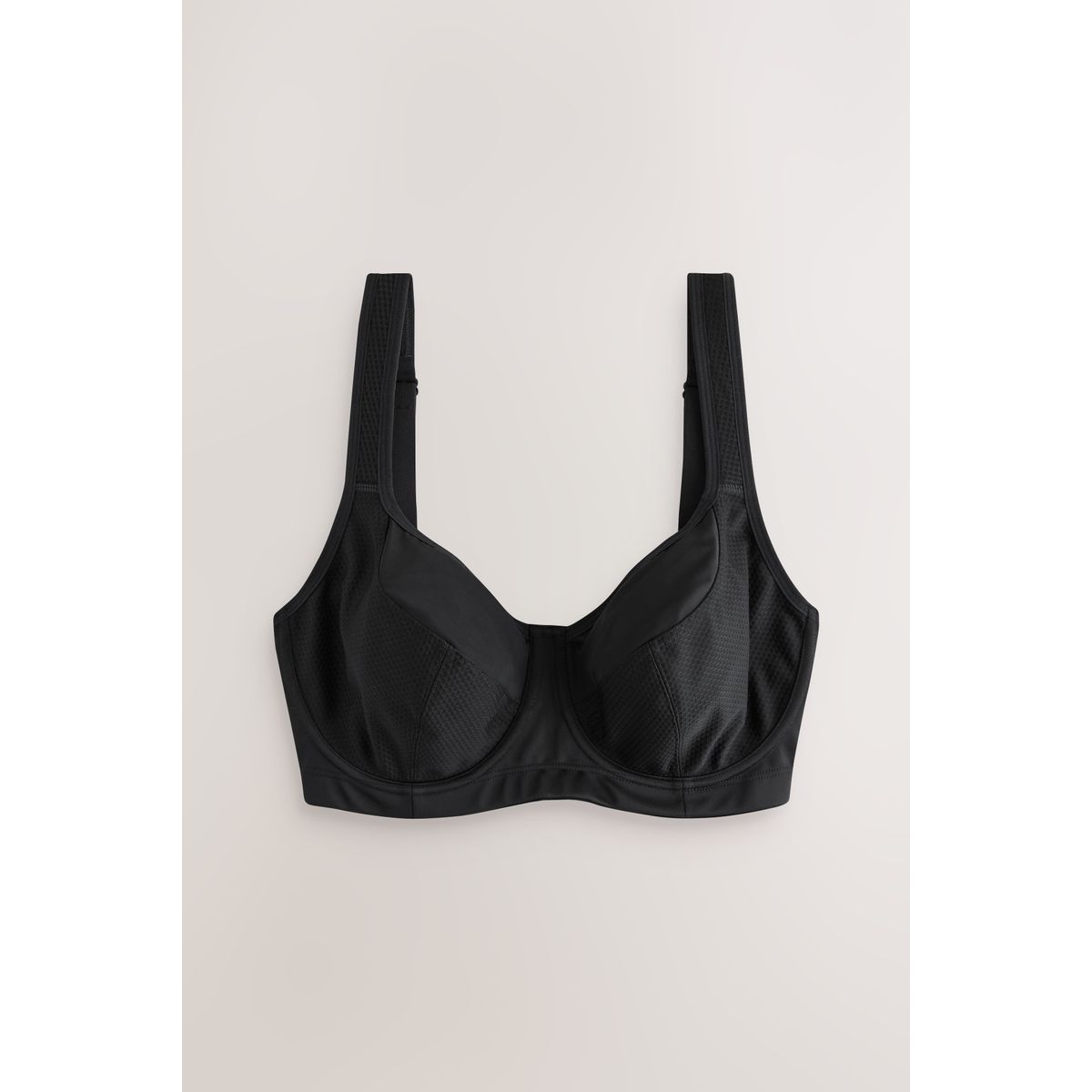 Soutien-gorge sport corbeille rembourré noir, NEXT