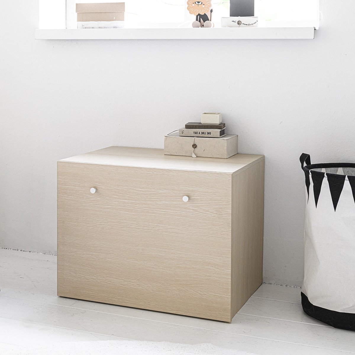 Coffre à jouets naturel RETRO naturel, PETITE AMELIE