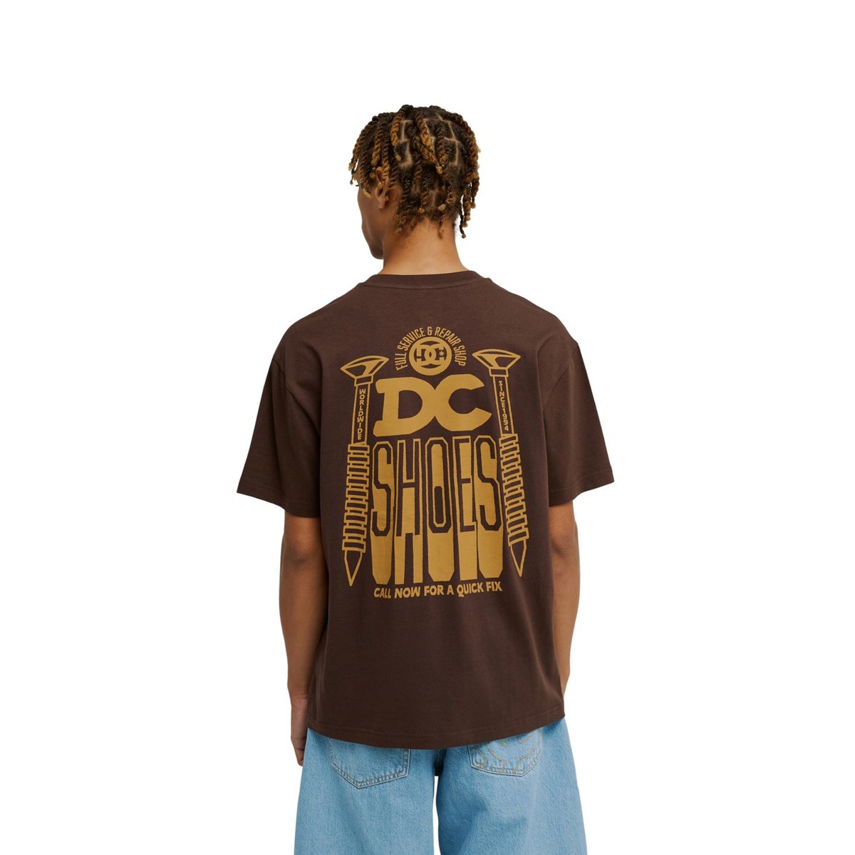 T-Shirt manches courtes. marron coffee bean, DC SHOES