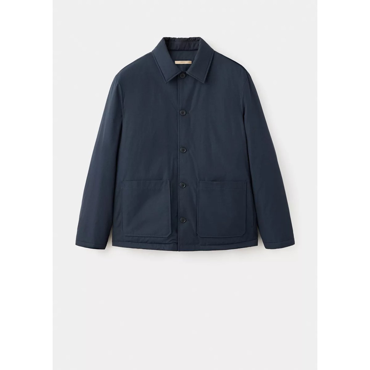 Veste matelassée hydrofuge bleu nuit, MANGO MAN