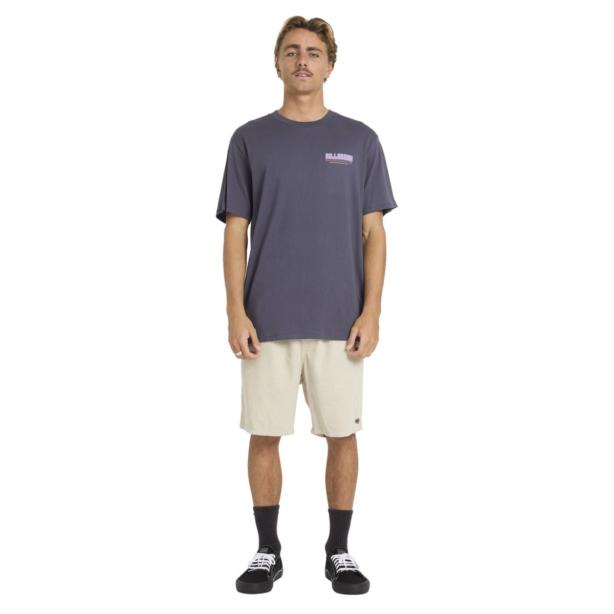 T shirt manches courtes BROADSHEET PREMIUM noir graystone, BILLABONG