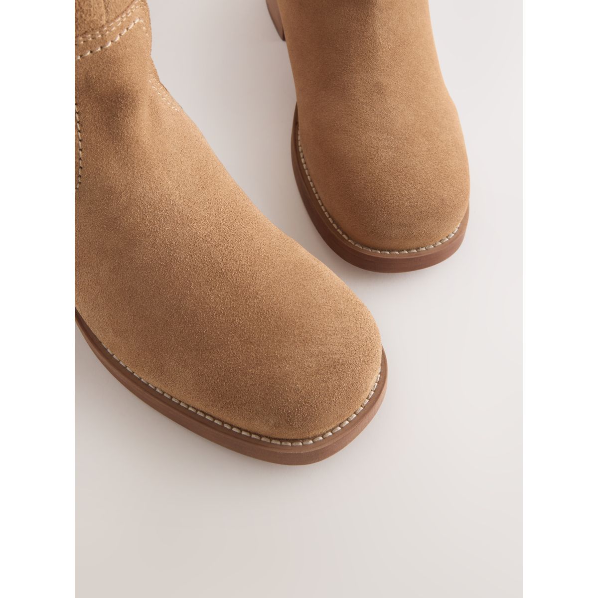 Bottes à enfiler forever comfort® tan brown suede, NEXT