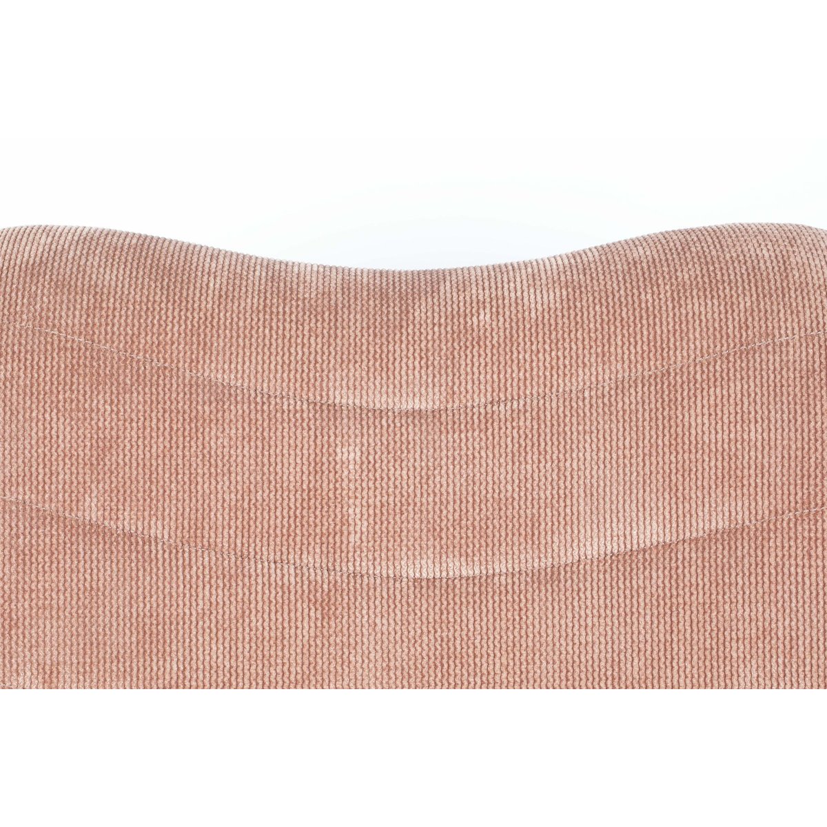Fauteuil lounge en velours doux - BUBBA rose, ZUIVER