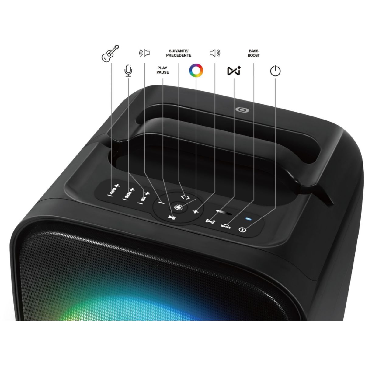 Enceinte sono Cube couleur unique, ESSENTIEL B
