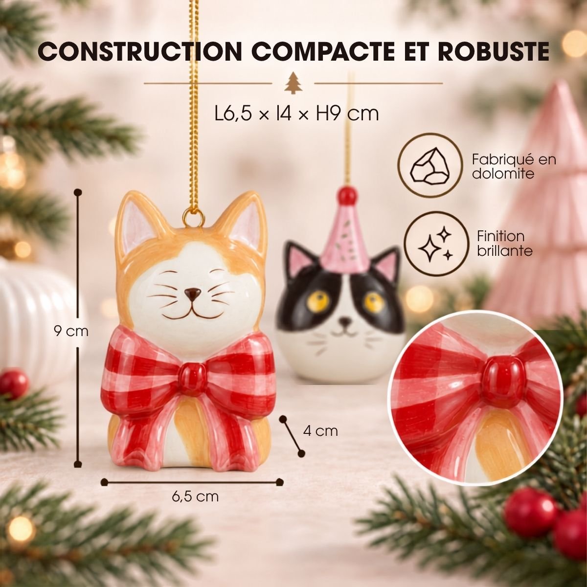 Boule de Noël multicolores, MICA DECORATIONS