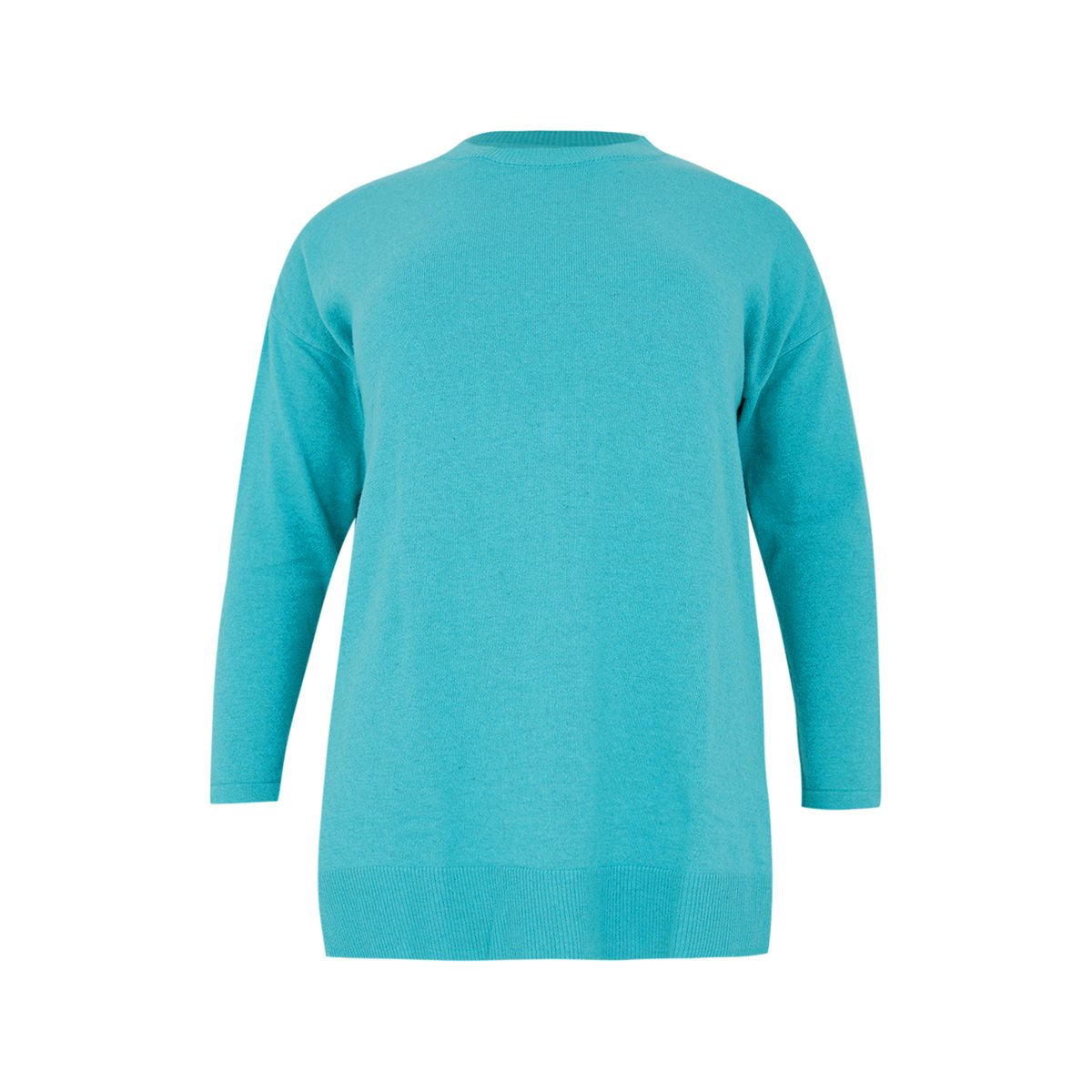 Pull avec manches longues turquoise, YOEK