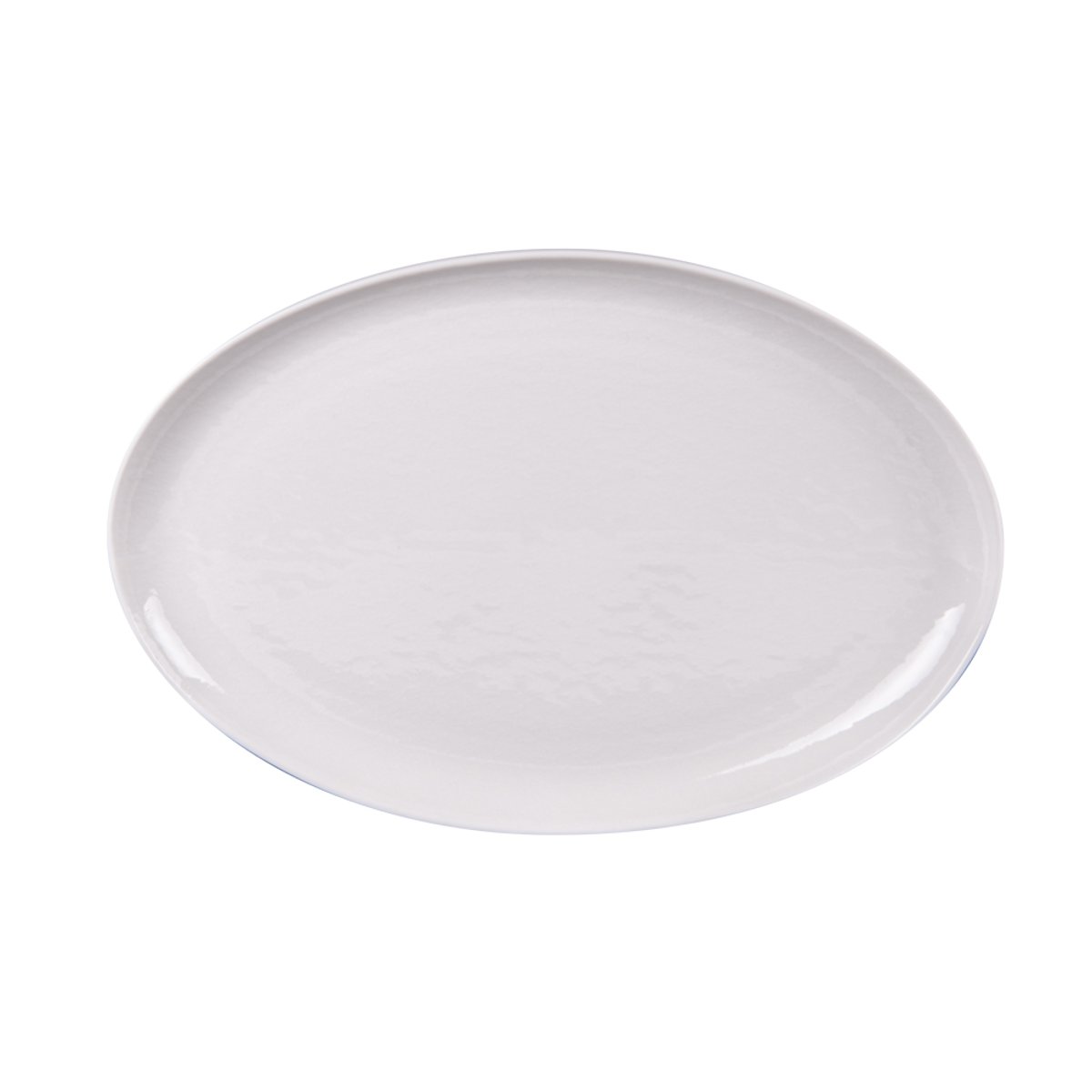 Plat ovale Ecume 30x20,5 cm blanc, TABLE PASSION