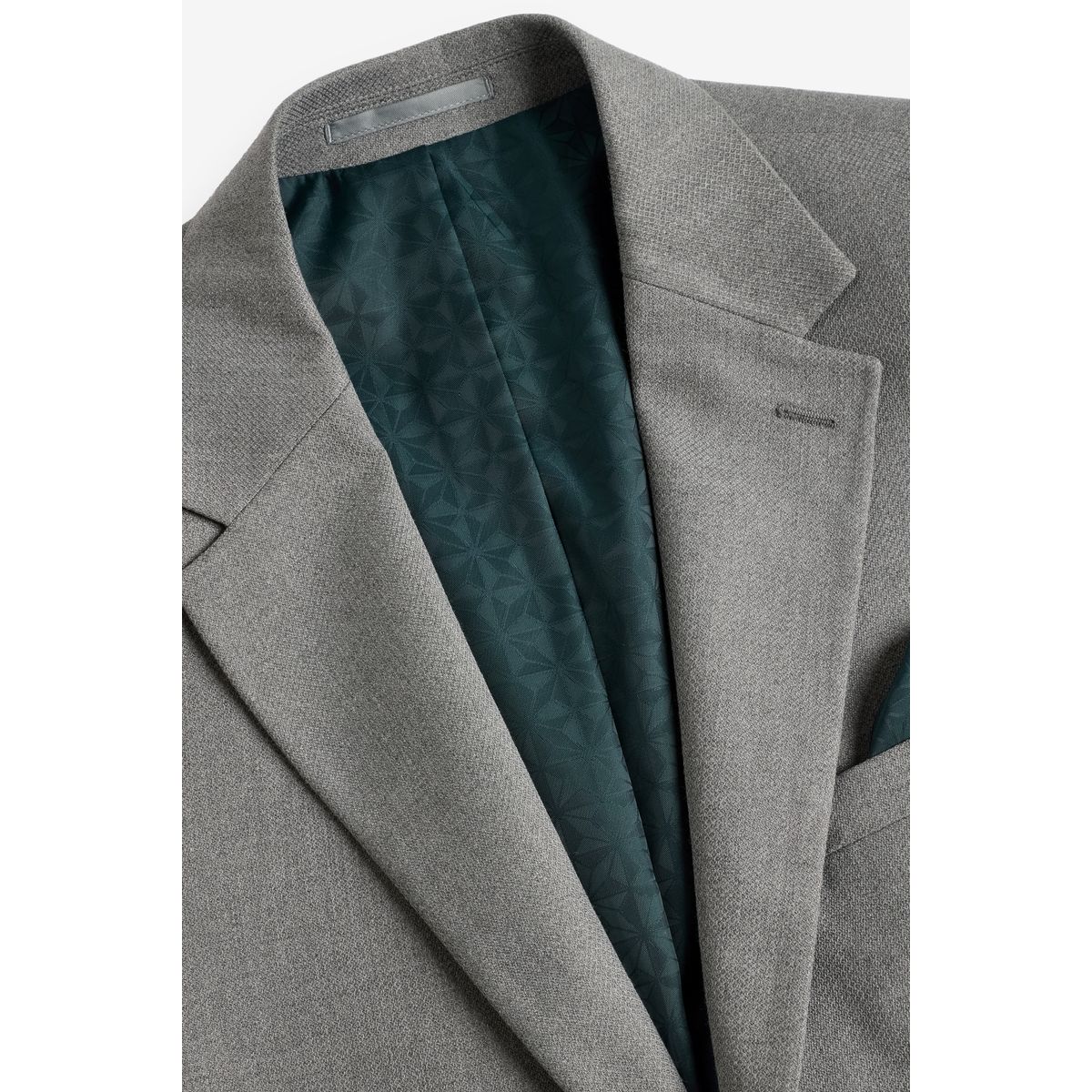 Veste de costume slim texturée gris, NEXT