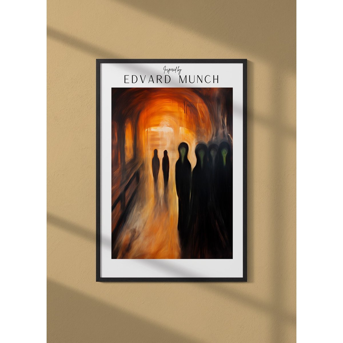 Affiche Edvard Munch n°17 blanc, L'AFFICHERIE