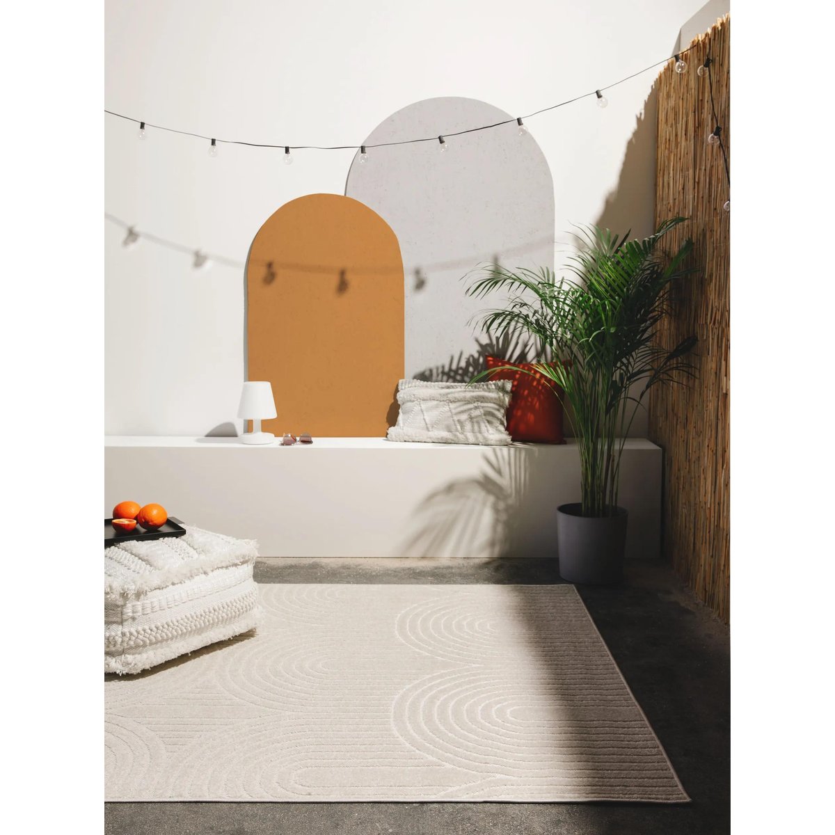 Tapis d'extérieur & intérieur MARS crème, BENUTA 