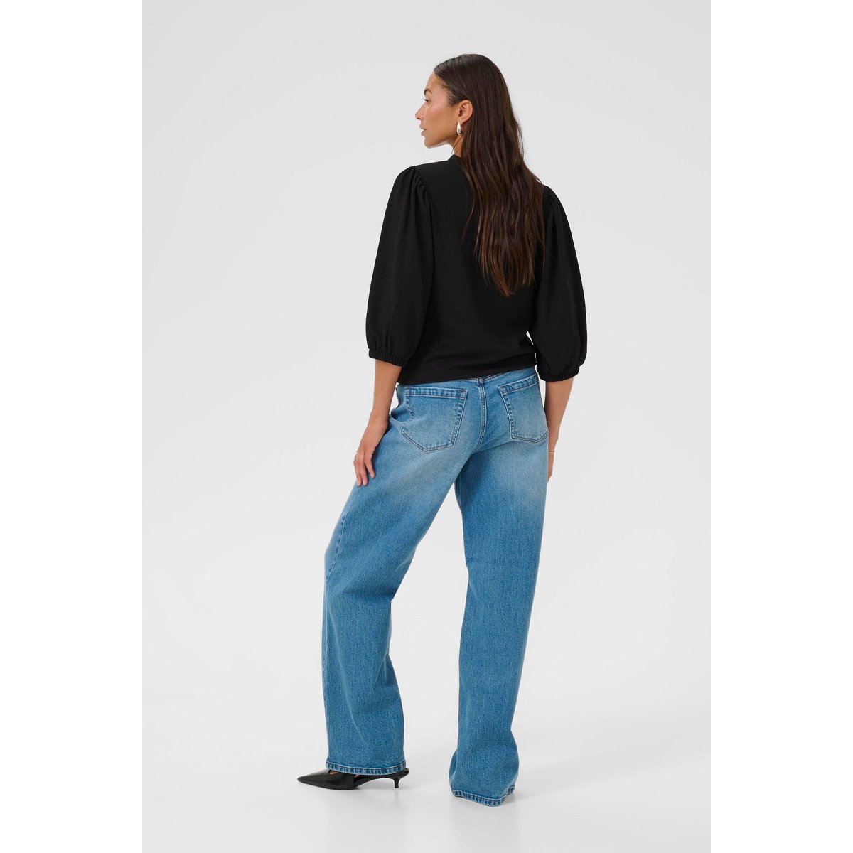 Blouse à manches longues noir black, KAFFE