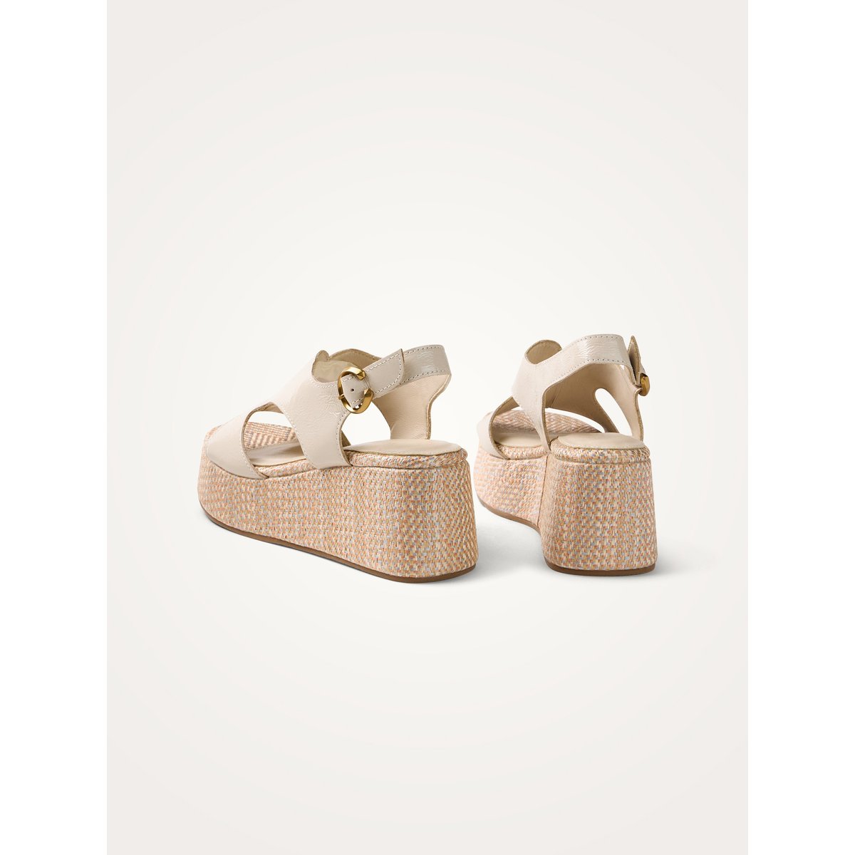 Sandales plateforme à bride AZUR ivoire, VANESSA WU
