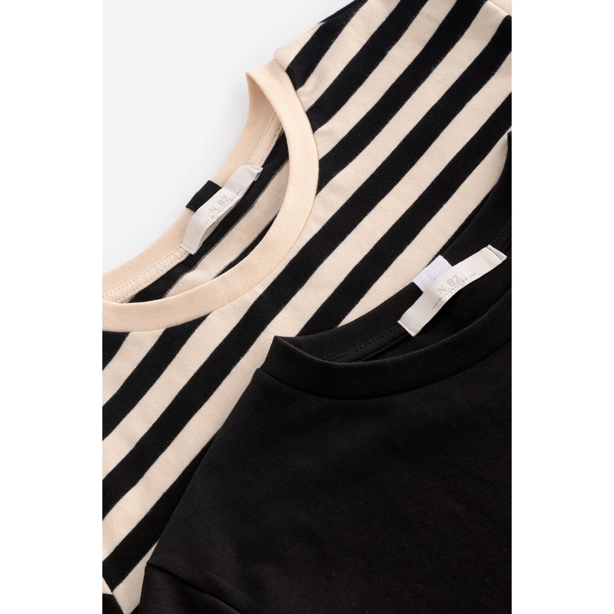 T-Shirts épais à manches courtes, lot de 2 noir, NEXT