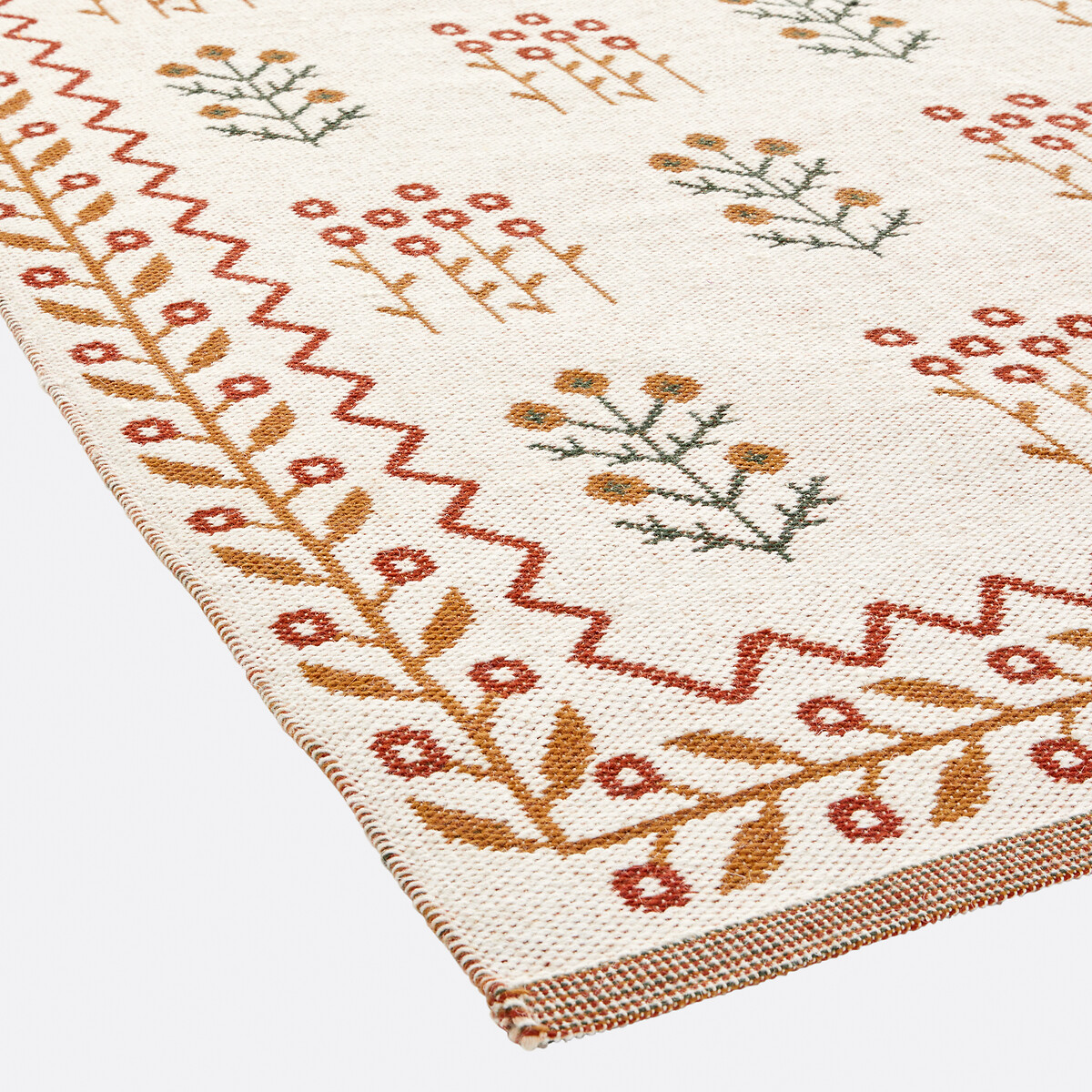 Tapis tissé plat, 77% laine, JUSTIN multicolore, LA REDOUTE INTERIEURS