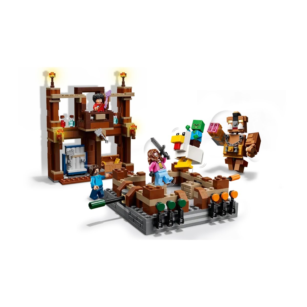 Minecraft Le ring du manoir des bois multicolore, LEGO
